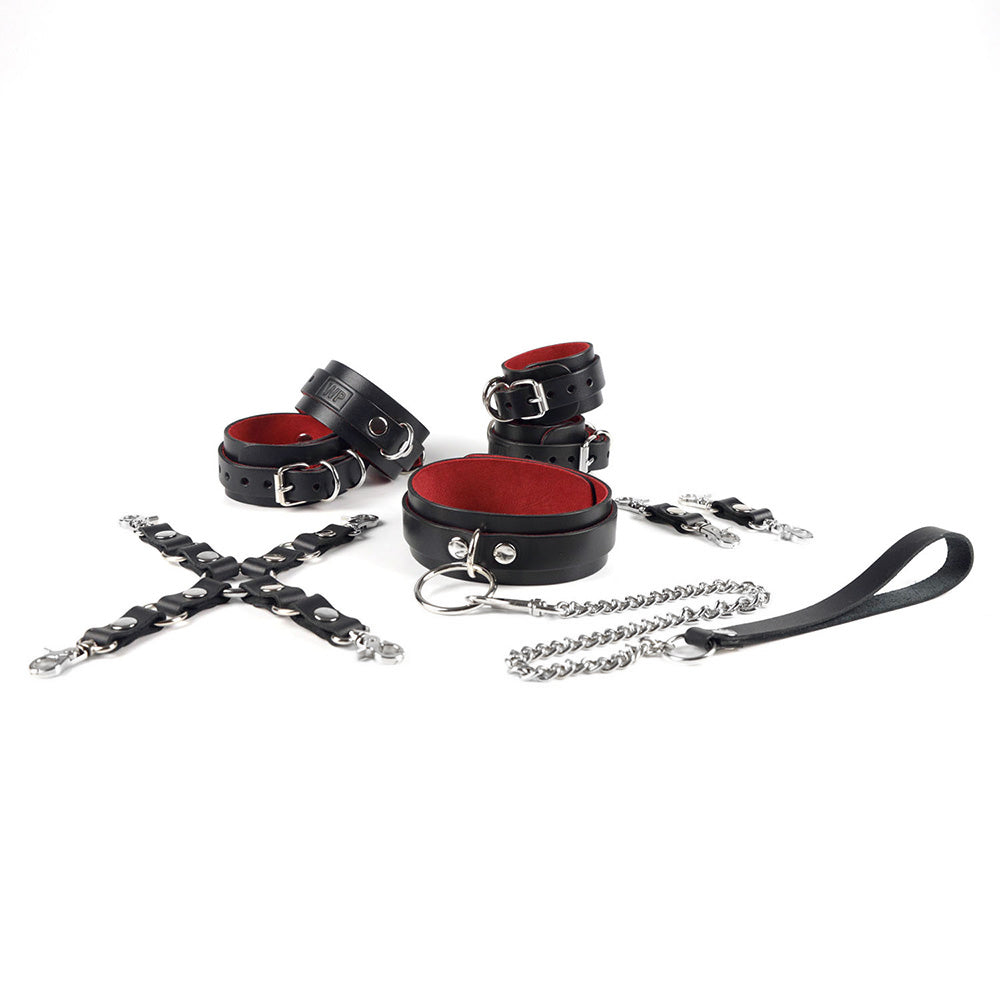 hogtie bondage kit with collar