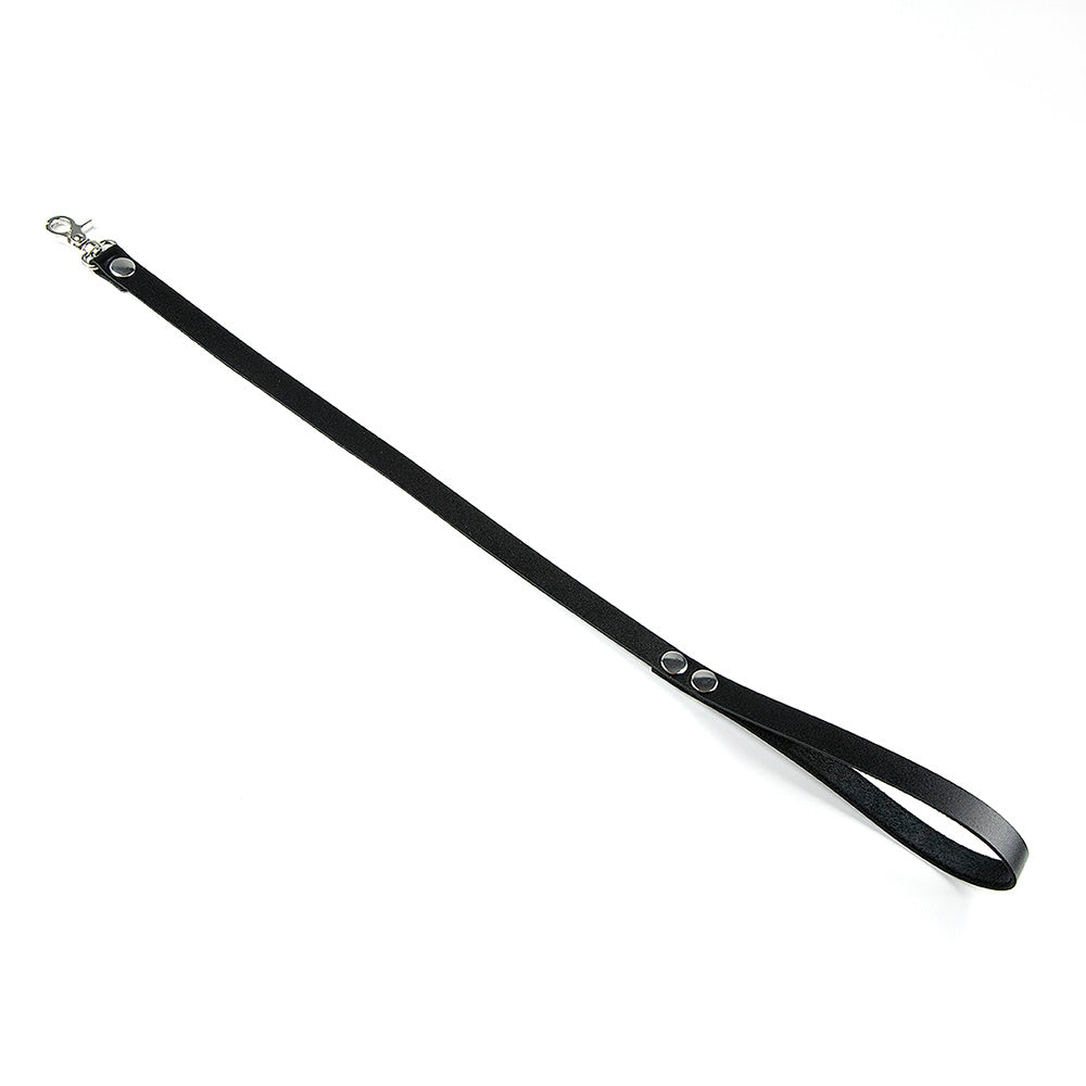 Leather leash for BDSM collar