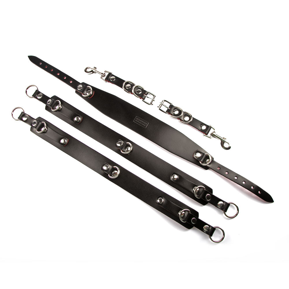 Leather thigh sling bondage kit
