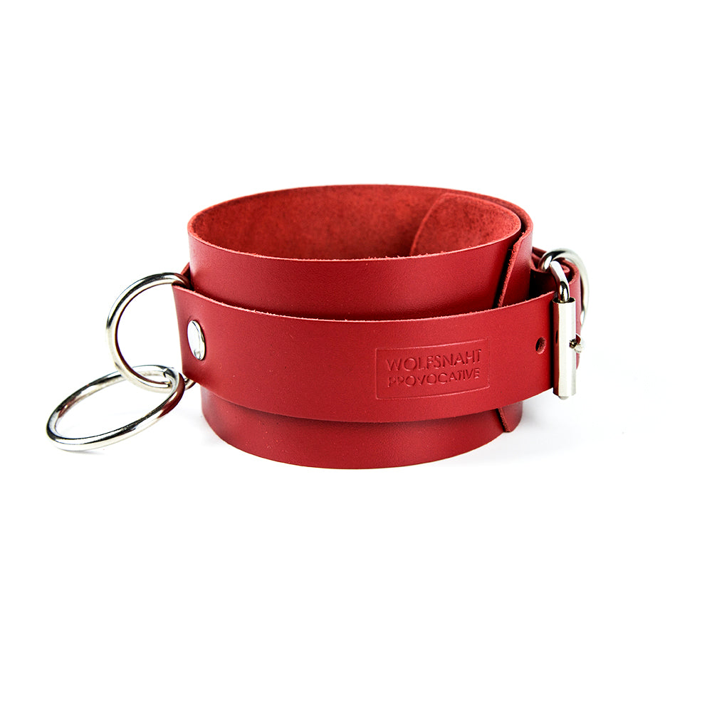 red leather slave collar