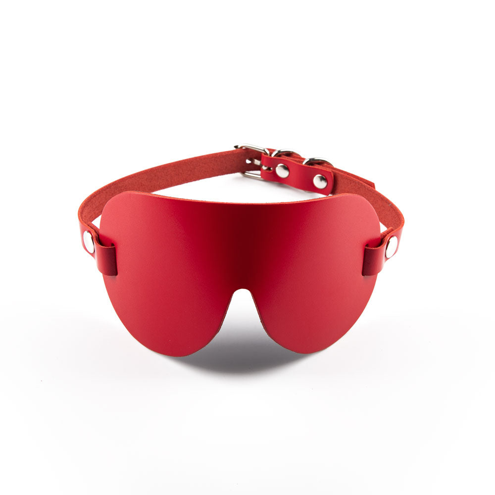 Blindfold sensory deprivation mask for BDSM play 