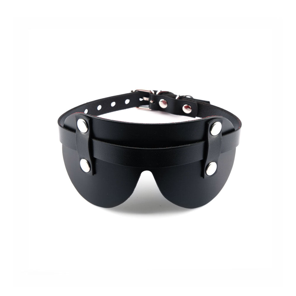BDSM blindfold mask with strap 