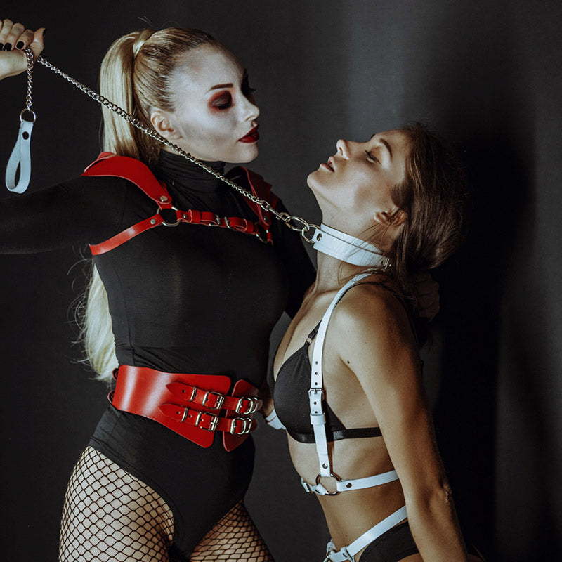 Corset belt for dominatrix outfit