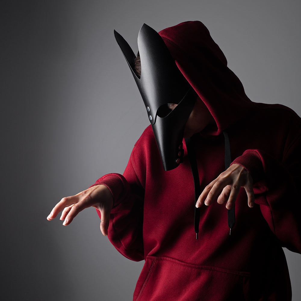 Fox Demon Mask Leather face mask