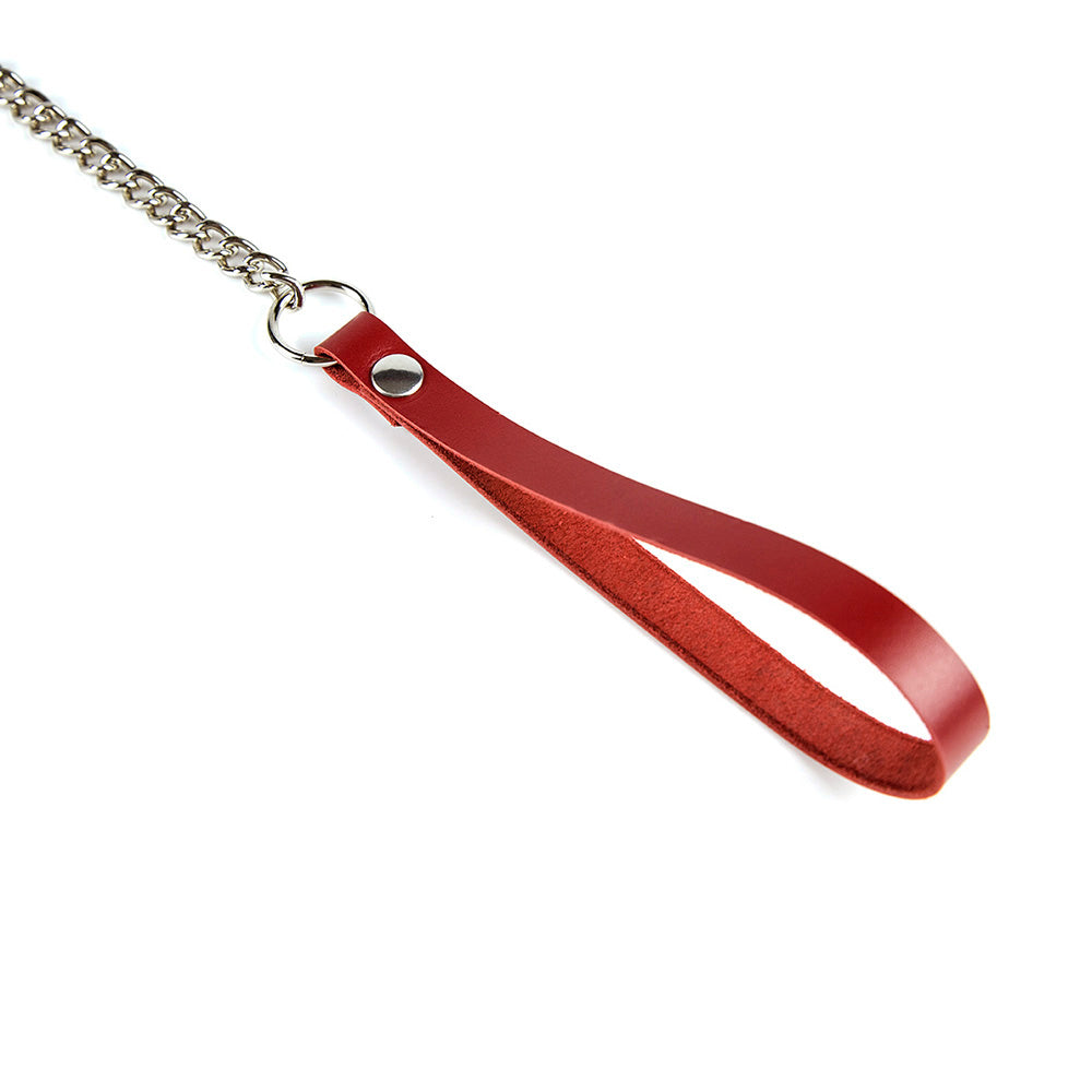 Pet Play metal leash for BDSM collar 